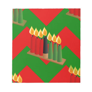 Zickzack Kwanzaa Notizblock
