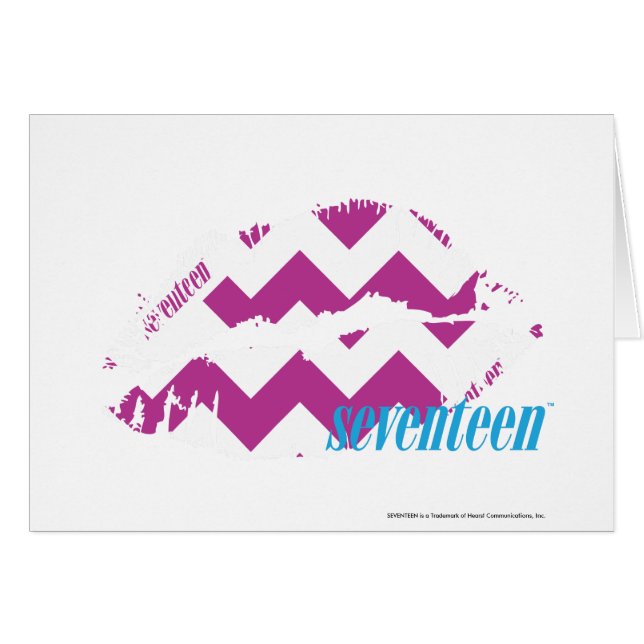 Zickzack lila (Vorderseite (Horizontal))