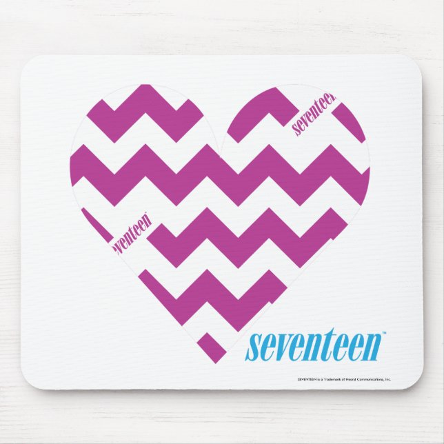 Zickzack lila 2 mousepad (Vorne)