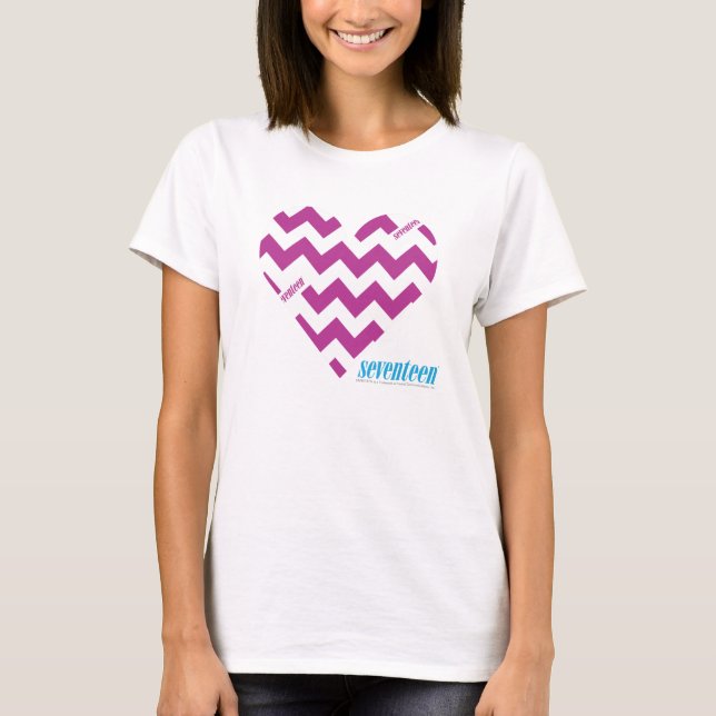 Zickzack lila 2 T-Shirt (Vorderseite)