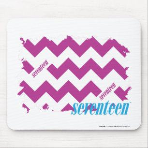 Zickzack lila 3 mousepad