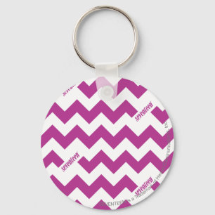 Zickzack lila schlüsselanhänger