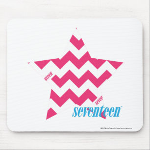 Zickzack-Magenta 2 Mousepad
