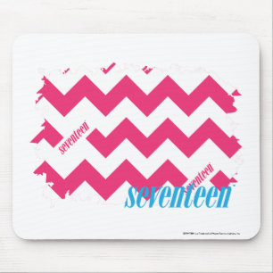 Zickzack-Magenta 4 Mousepad