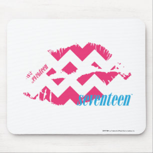 Zickzack-Magenta Mousepad