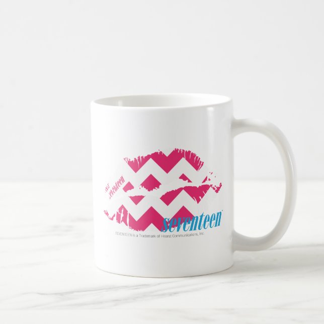 Zickzack-Magenta Tasse (Rechts)