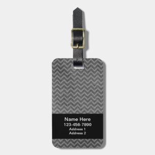 Zickzack Markierung Gepäckanhänger