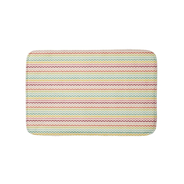 Zickzack Muster 4 Badematte (Vorderseite)