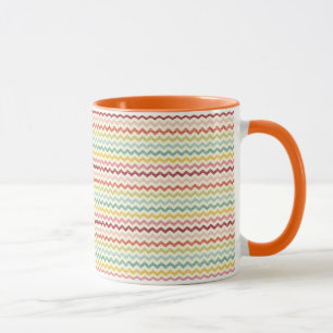 Zickzack Muster 4 Tasse
