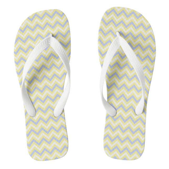 Zickzack Muster Flip Flops (Fußbett)