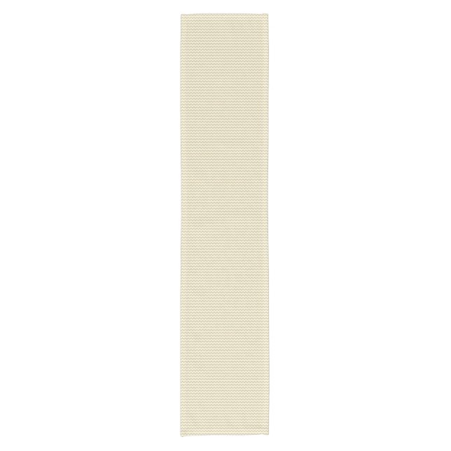 Zickzack Muster Kurzer Tischläufer (Vorderseite)