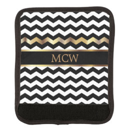 Zickzack Muster| Monogramm Gepräckgriffwickel