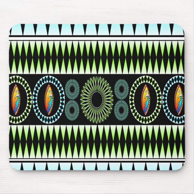 Zickzack Muster Mousepad (Vorne)