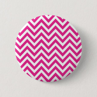 Zickzack Muster Zickzack des heißen Rosas Button