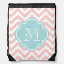 Zickzack Musterzettel mit Monogramm