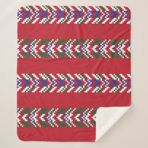 Zickzack, nahtloser Musterkonstrukteur,  Sherpadecke