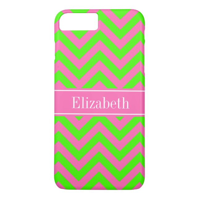Zickzack Name Monogram Case-Mate iPhone Hülle (Rückseite)