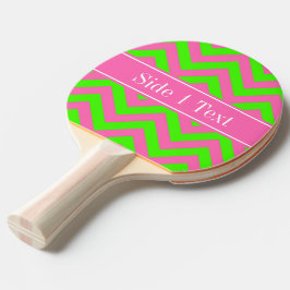 Zickzack Name Monogram Tischtennis Schläger