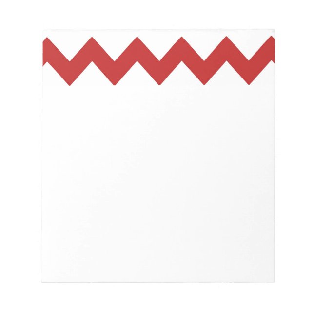 Zickzack Notepad Notizblock (Vorderseite)