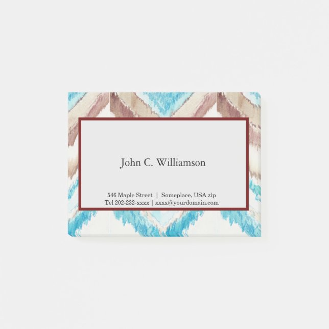 Zickzack Notizen nach dem Ende des Verfahrens gefr (Vorderseite)