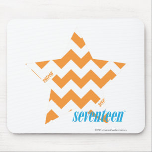 Zickzack-Orange 3 Mousepad