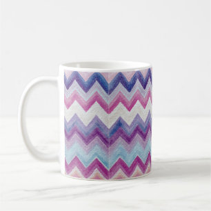 Zickzack Pastell Mehrfarbig Kaffeetasse