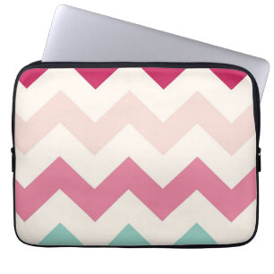 Zickzack Pastellzickzack stripes Zickzackmuster Laptopschutzhülle
