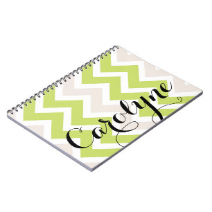 Zickzack Personalisiertes Notebook Notizblock