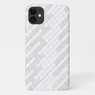Zickzack-Quadrate in Grau... Case-Mate iPhone Hülle