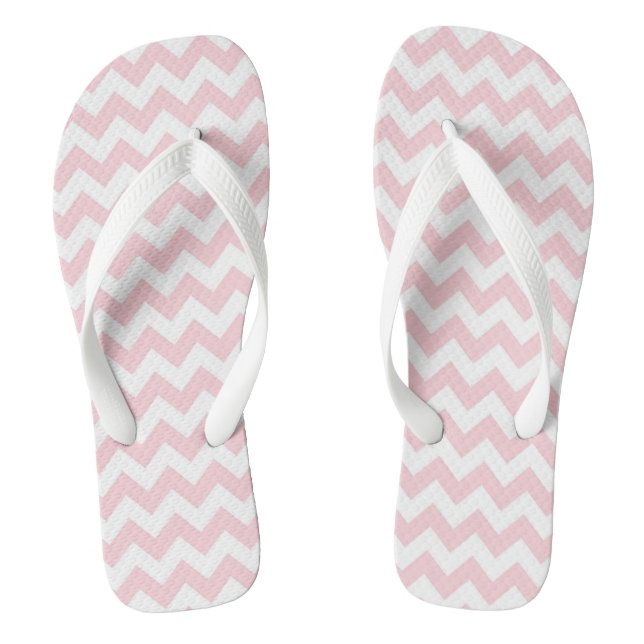 Zickzack rosa flip flops (Fußbett)