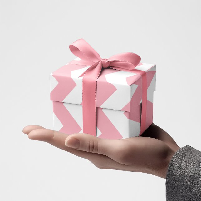 Zickzack rosa geschenkpapier (Pink Zigzag)