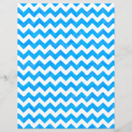 Zickzack Scrapbook-Design mit blauer Farbe