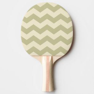 Zickzack Streifen Staub Salbei Farbe Tischtennis Schläger