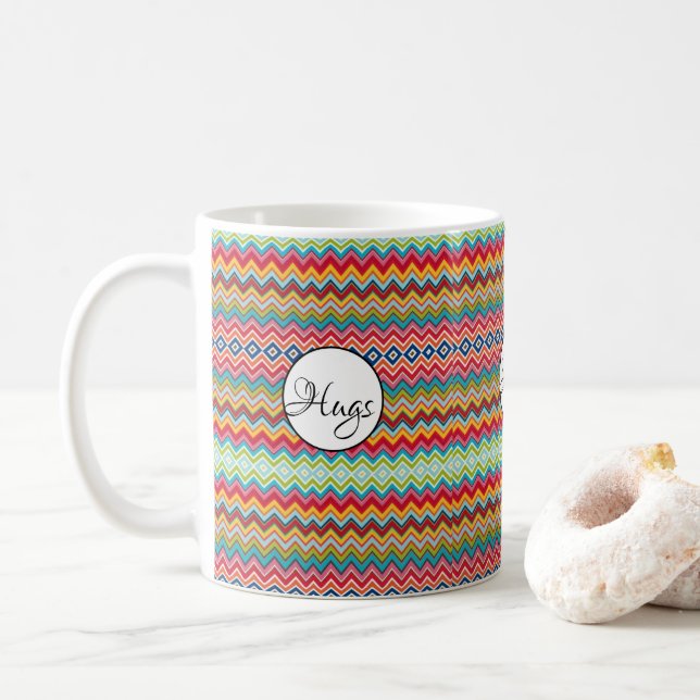 Zickzack Tasse (Mit Donut)