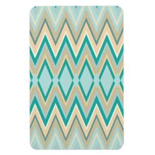 Zickzack-Telefone diagonal Magnet