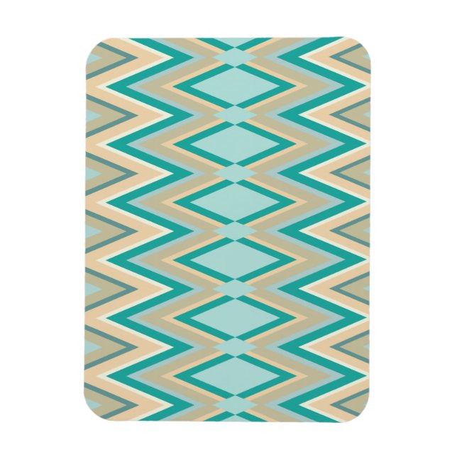 Zickzack-Telefone diagonal Magnet (Vertikal)