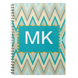 Zickzack-Telefone diagonal Notizblock