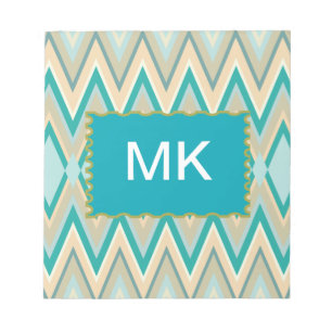 Zickzack-Telefone diagonal Notizblock