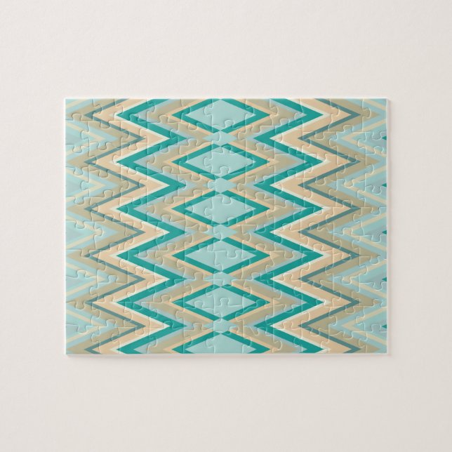 Zickzack-Telefone diagonal Puzzle (Horizontal)