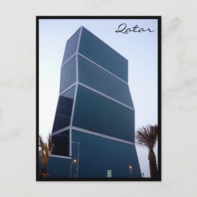 Zickzack-Türme Postkarte (Vorderseite)