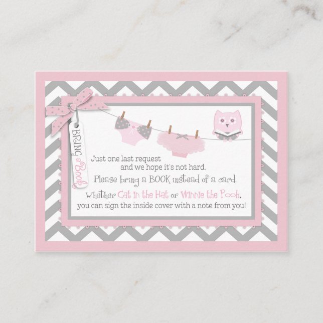 Zickzack Tutu Windel Jumper Owl Bringen Sie eine B Begleitkarte (Vorderseite)