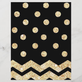 Zickzack und Polka-Punkte