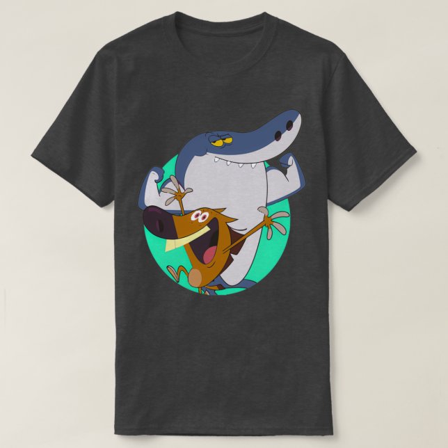 Zickzack und Sharko zig T-Shirt (Design vorne)