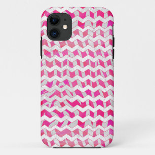 Zickzack Zebra in Pink und Weiß Case-Mate iPhone Hülle