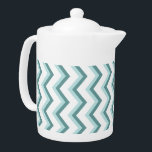 Zickzack ZigZag Muster in Mint Green<br><div class="desc">Stilvoll und trendig modern im Zickzack Zickzack Muster. Hier im Mint Green für diesen absolut schicken Look</div>