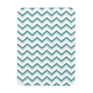 Zickzack ZigZag Muster in Mint Green Magnet