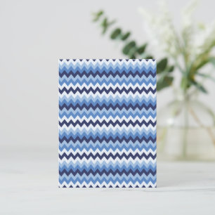 Zickzackmuster 1 postkarte