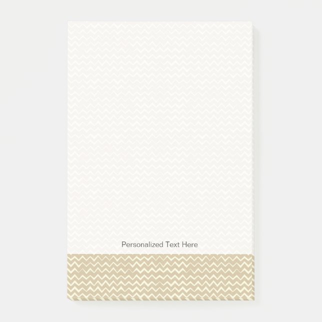 Zickzackmuster Post-it Klebezettel (Vorderseite)