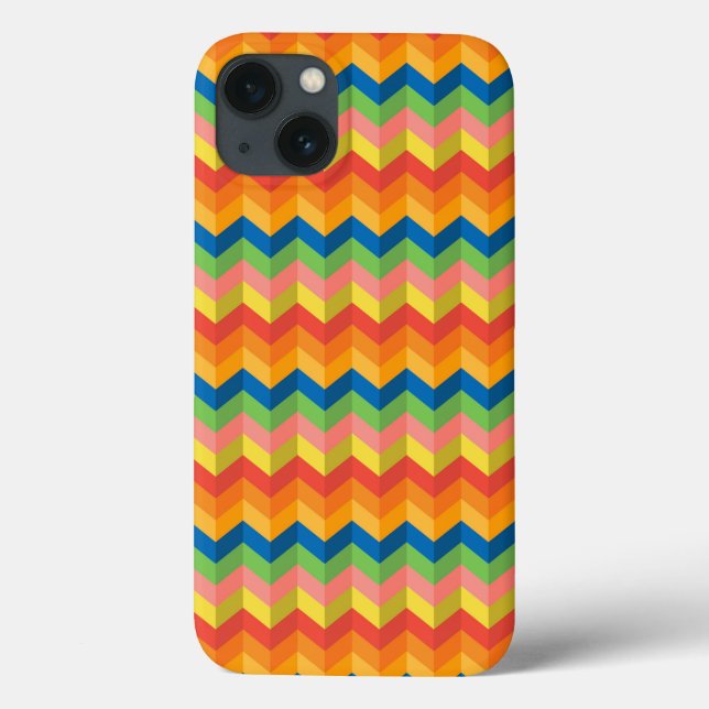Zickzackstreifen Case-Mate iPhone Hülle (Rückseite)