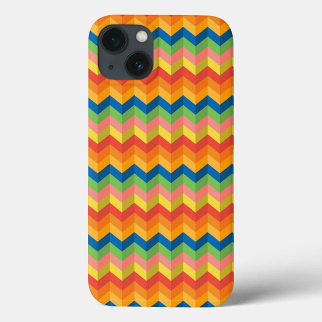 Zickzackstreifen Case-Mate iPhone Hülle (Rückseite)